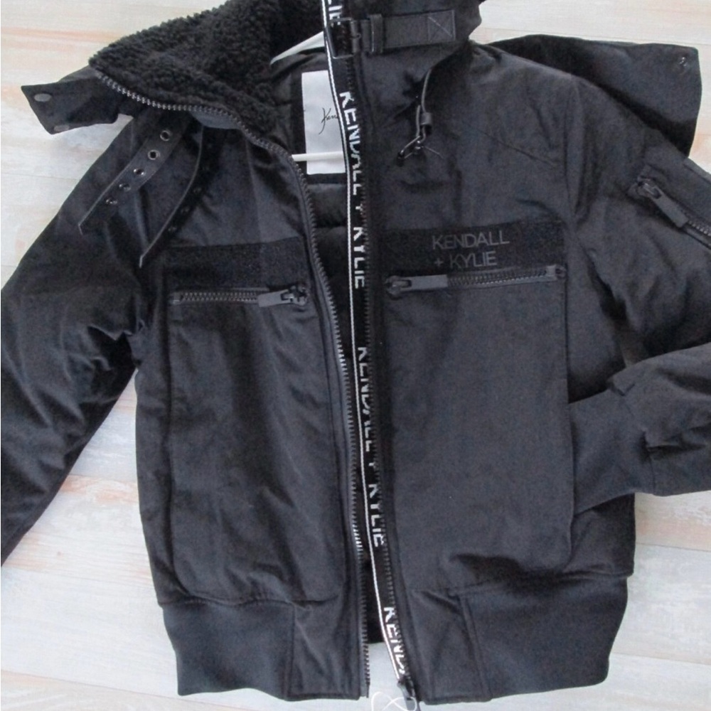Girls Kendall and Kylie Black Jacket